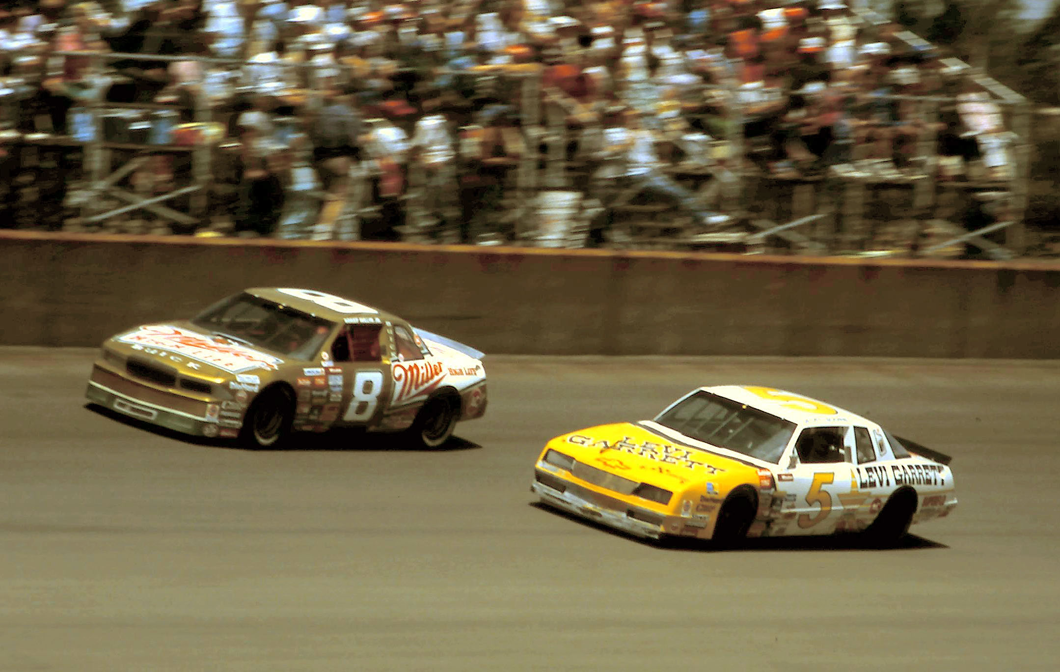 #8 Bobby Hillin #5 Geoff Bodine 1988 Miller High life 400 @ Michigan