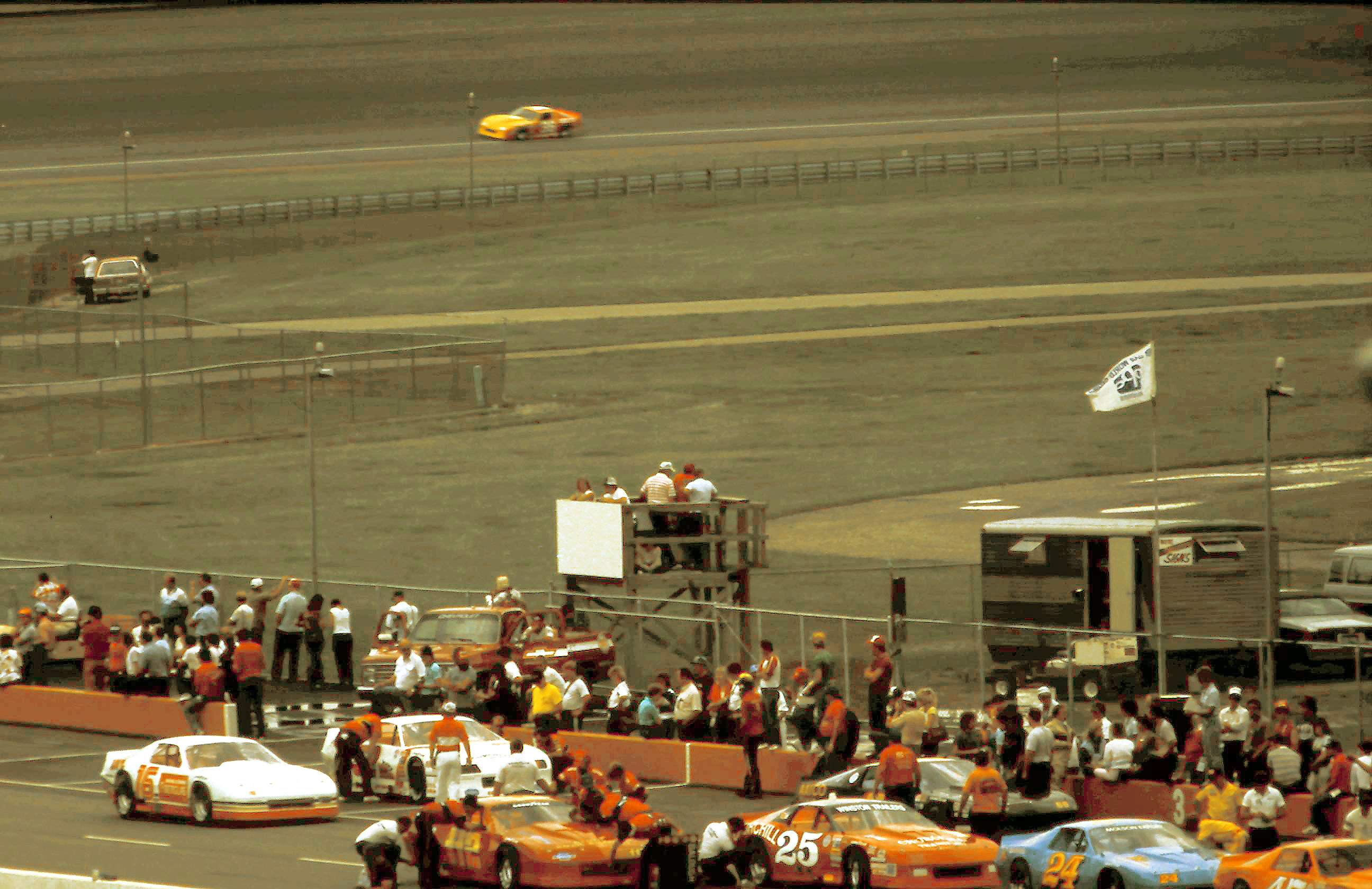 ASA #25 Jerry Churchill #24 Dave Jensen 1986 Pepsi Cola 250 @ Michigan