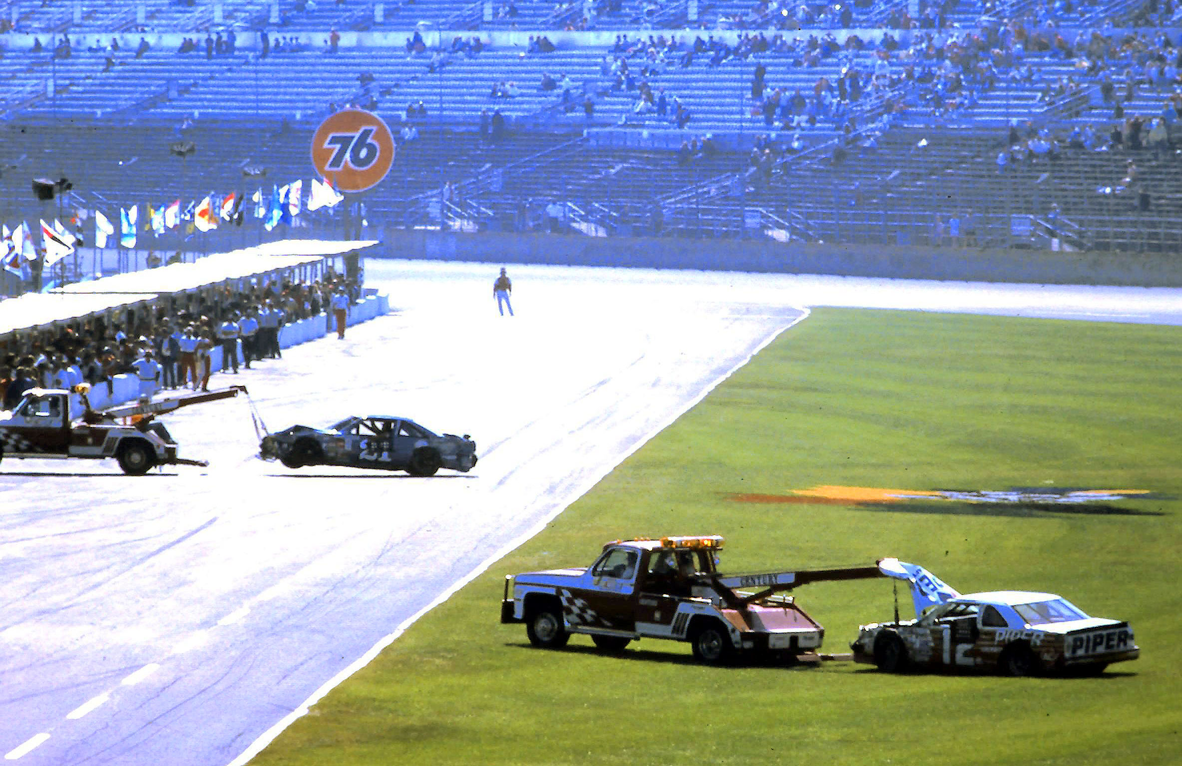 ARCA #21 Marvin Smith #12 Clifford Allision 1989 @ Daytona