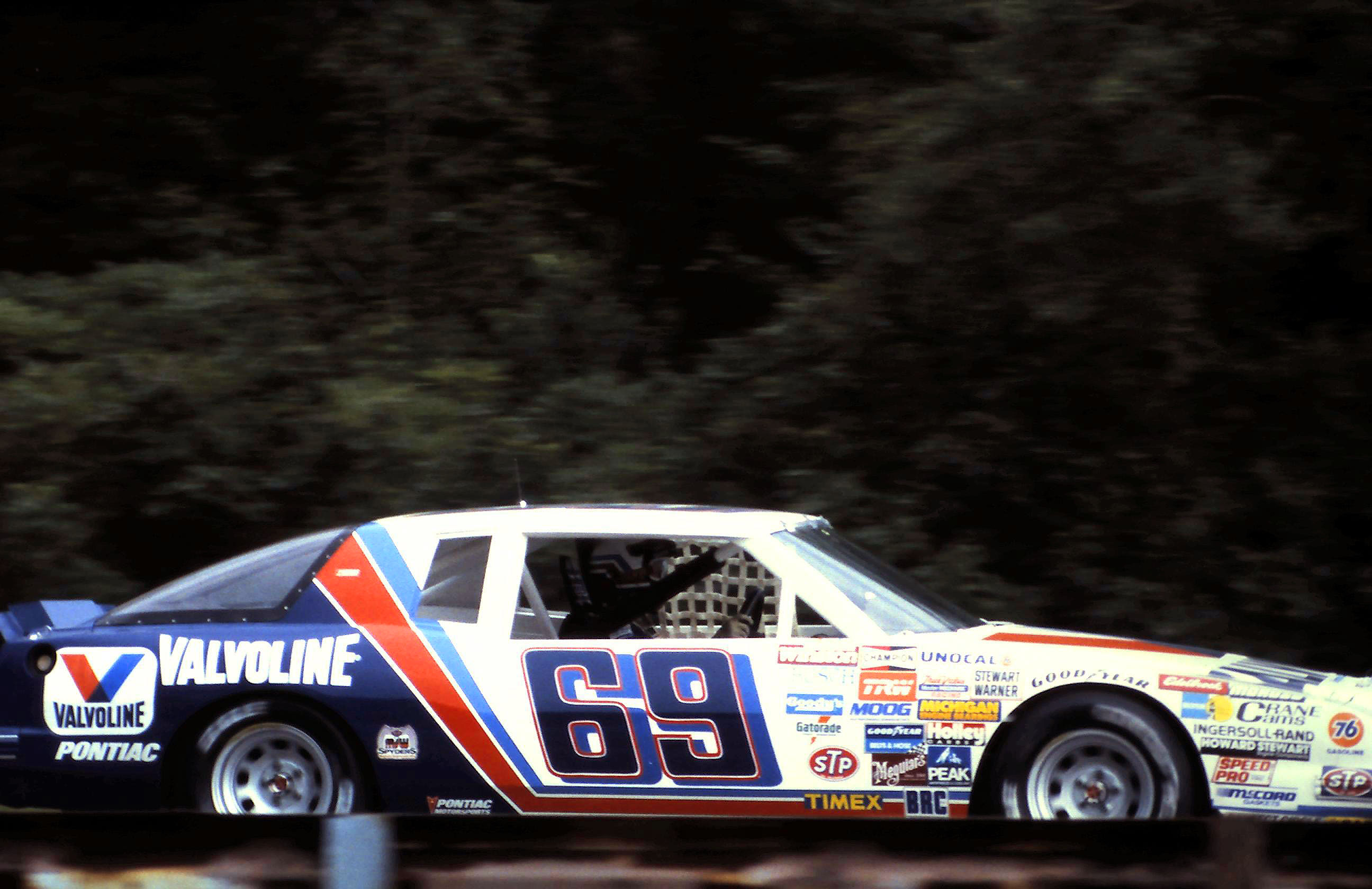 #69 Tommy Riggins 1986 The Budweiser at the Glen