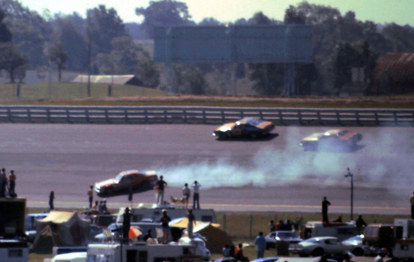#45 Baxter Price #63 Jocko Maggiacomo #64 Tom Gale 1977 Champion Spark Plug 4oo @ Michigan