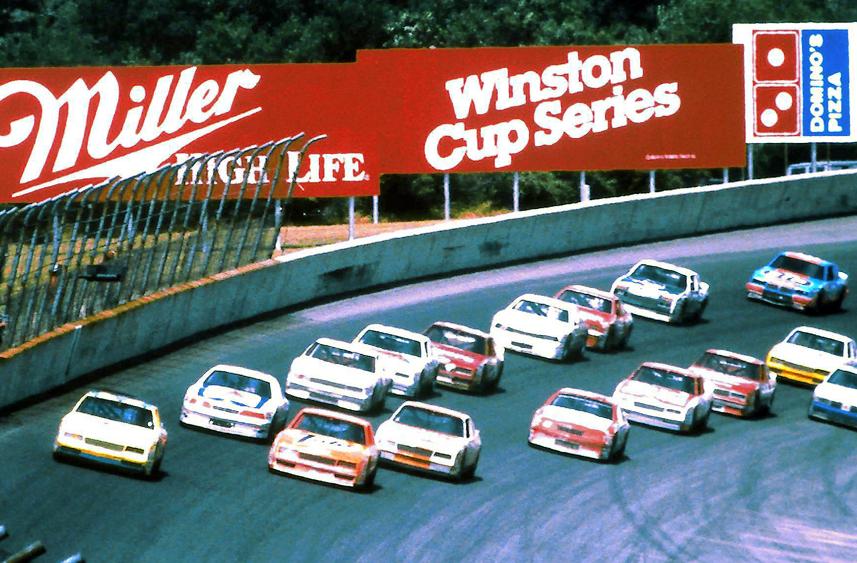 #3 Dale Earnhart #17 Darrell Waltrip #21 Kyle Petty 1987 Miller American 400 @ Michigan