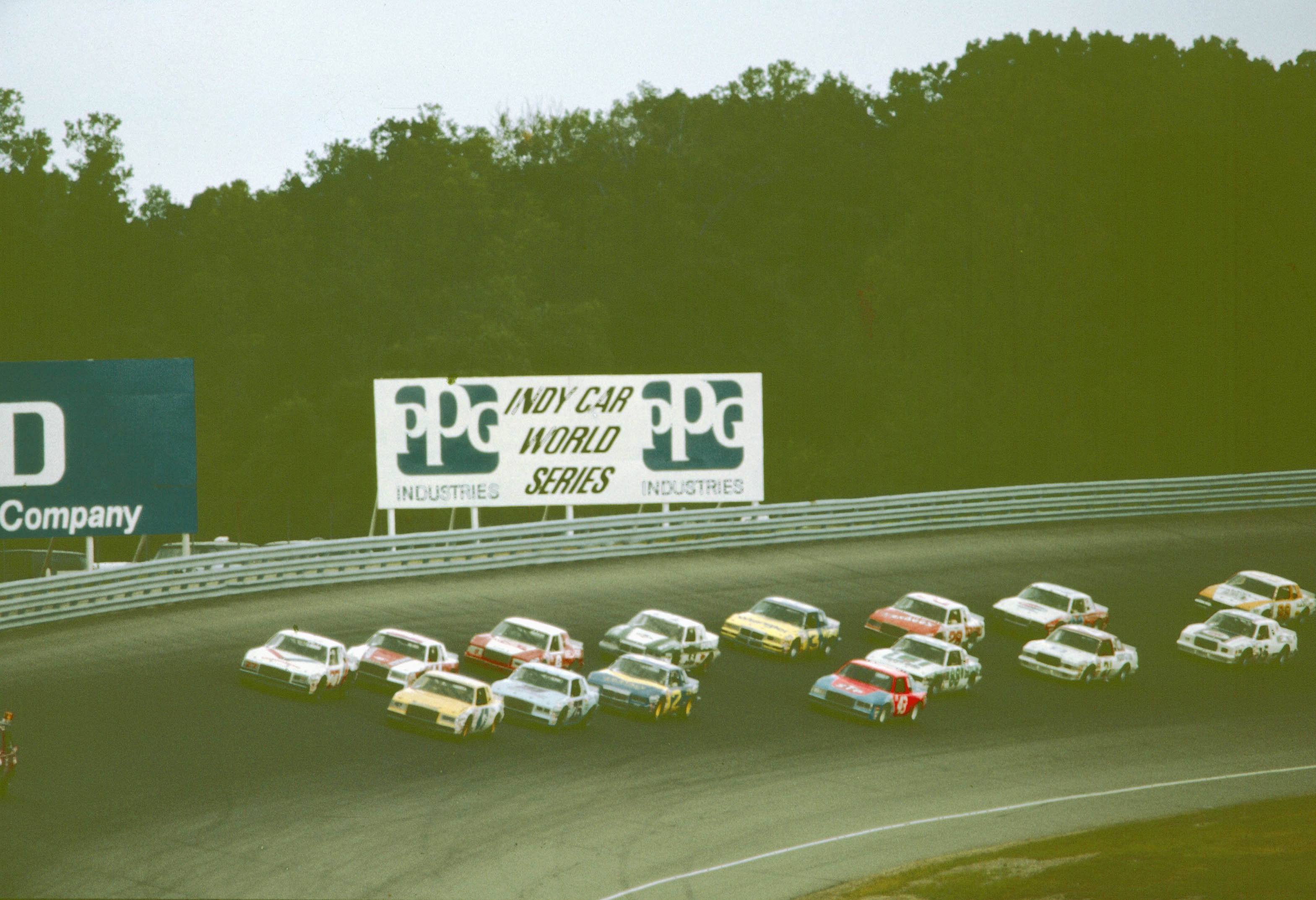 #47 Ron Bouchard #27 Cale Yarborough 1981 Champion Spark Plug 400 @ Michigan International Speedway