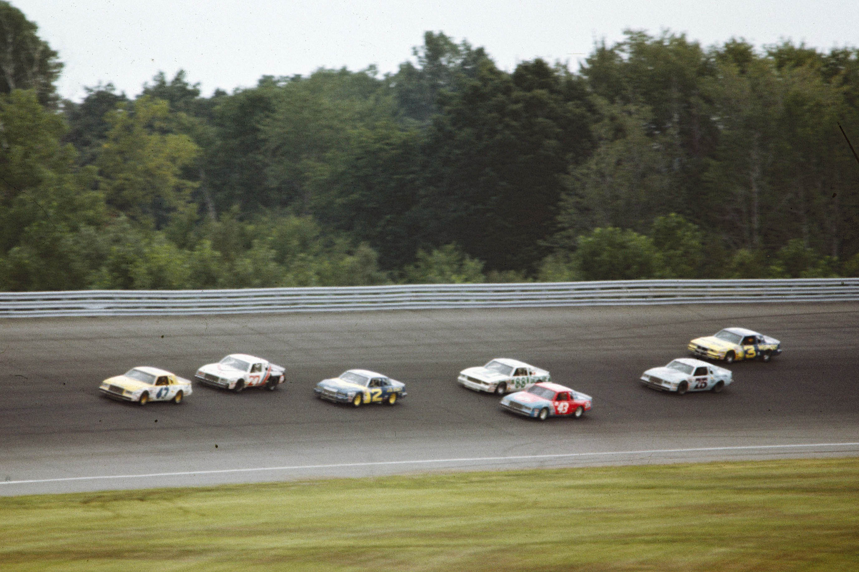#47 Ron Bouchard #27 Cale Yarborough 1981 Champion Spark Plug 400 @ Michigan International Speedway…..