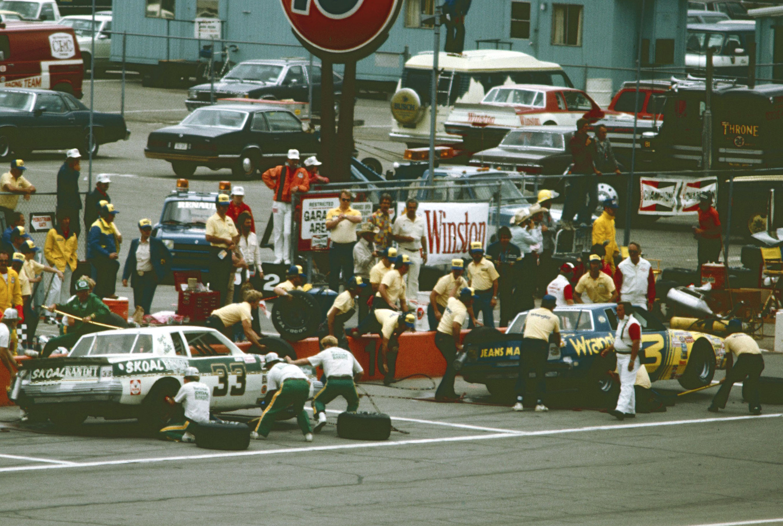 #3 Dale Earnhardt #33 Harry Gant 1981 Champion Spark Plug 400 @ Michigan International Speedway