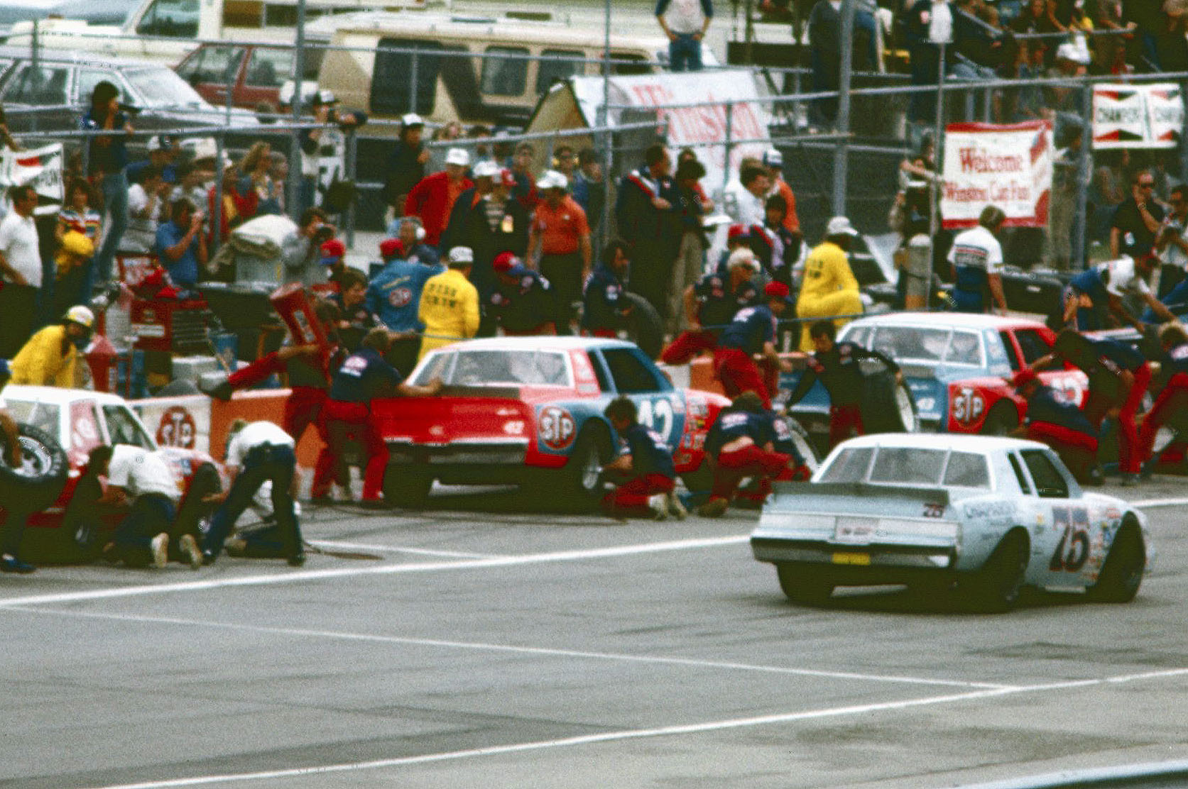 #75 Gary Balough 1981 Champion Spark Plug 400 @ Michigan International Speedway…