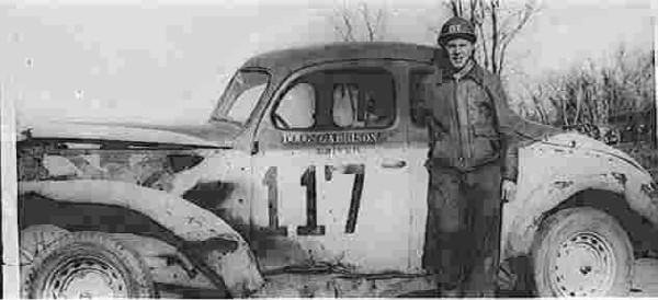 One of the first cars he raced at Greenport Raceway, ny