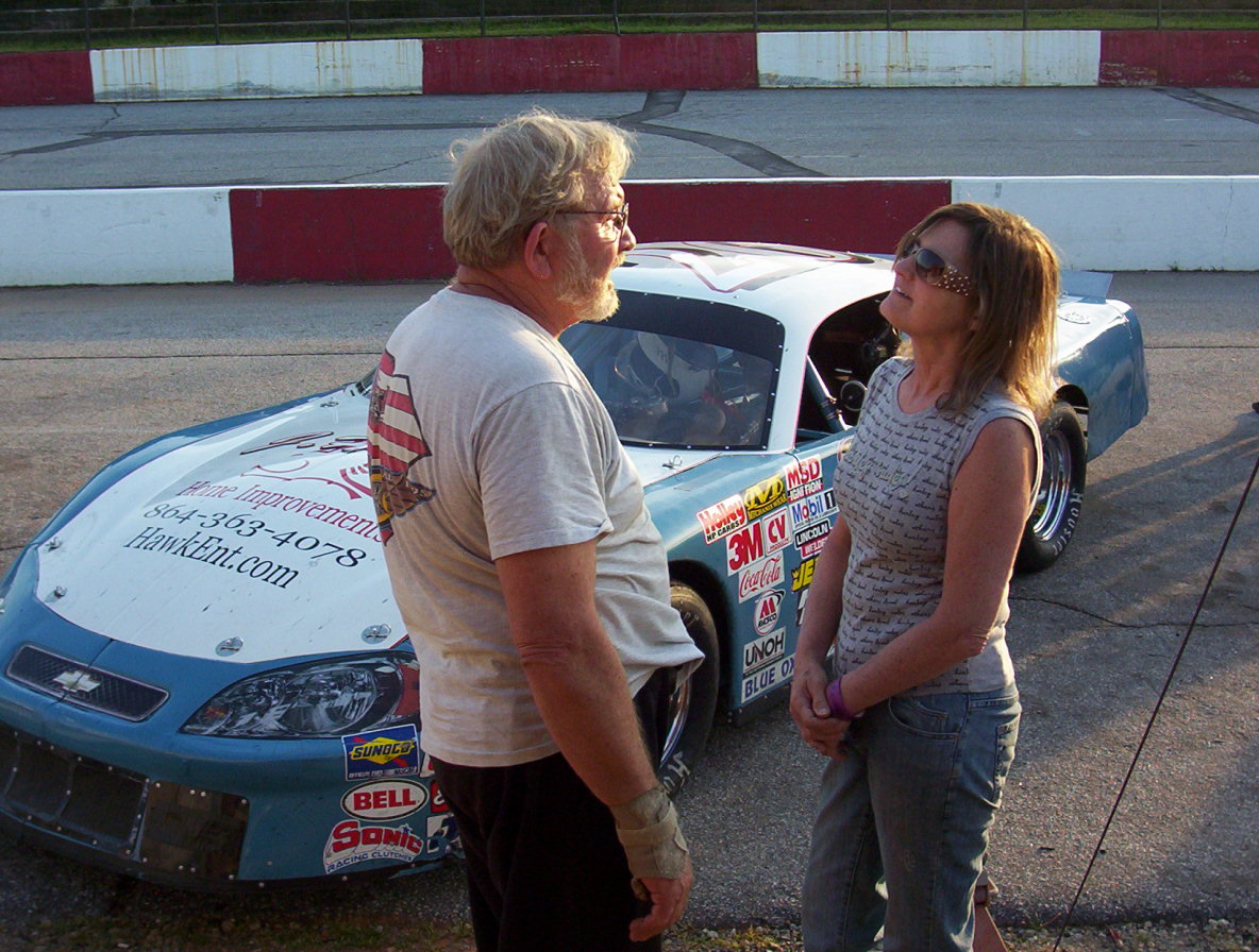 Eddie Hawkins with Terry Hawkins
