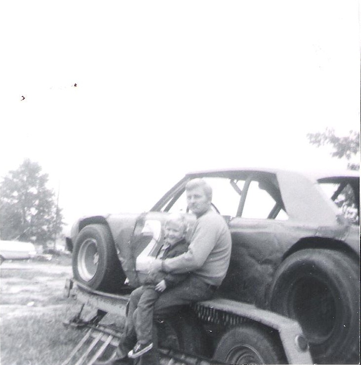 Eddie Hawkins with son John E.