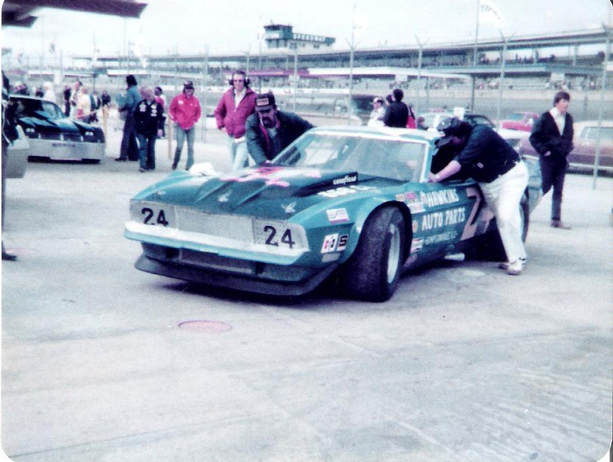 Eddie Hawkins super speedway car