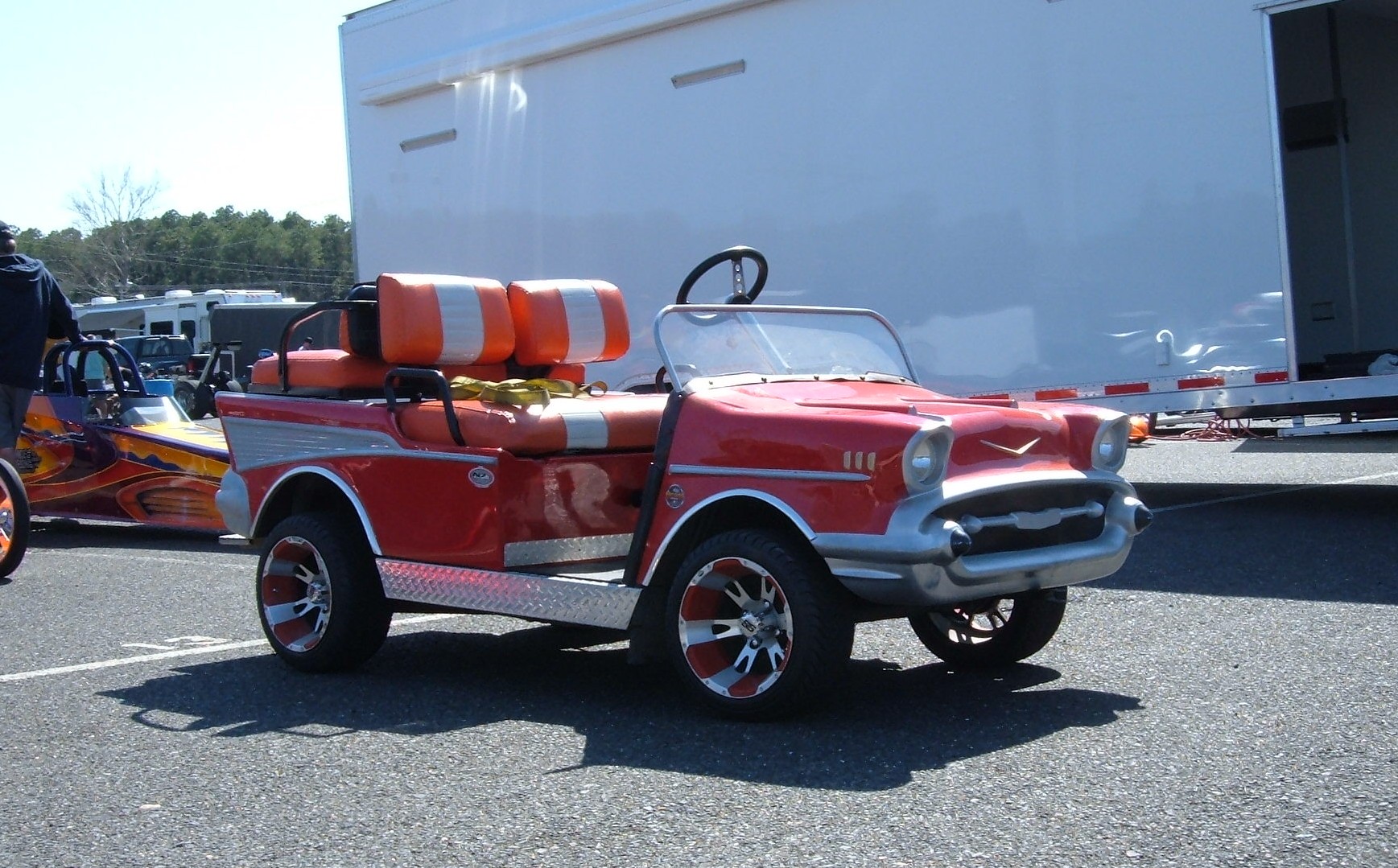 Golf cart at Atco