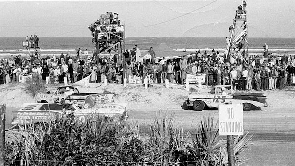 Daytona Beach 1958 Convertible Race