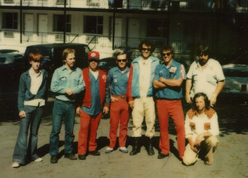 My cousin with Richard Petty and crew