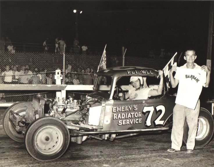 Pee Wee Griffin feature winner at Palmetto Speedway, Medley, Florida