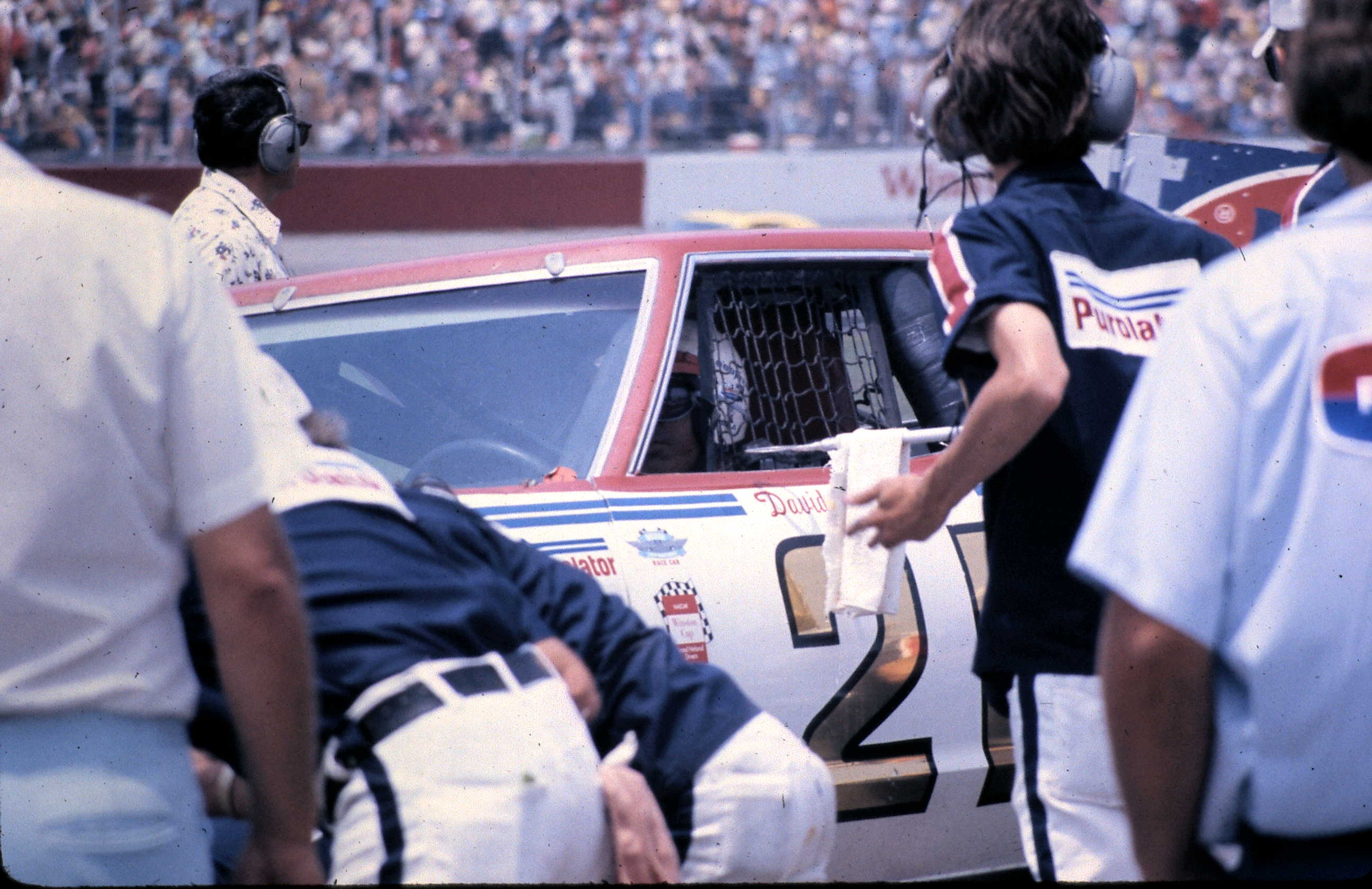 David Pearson in the Wood Brothers Ford