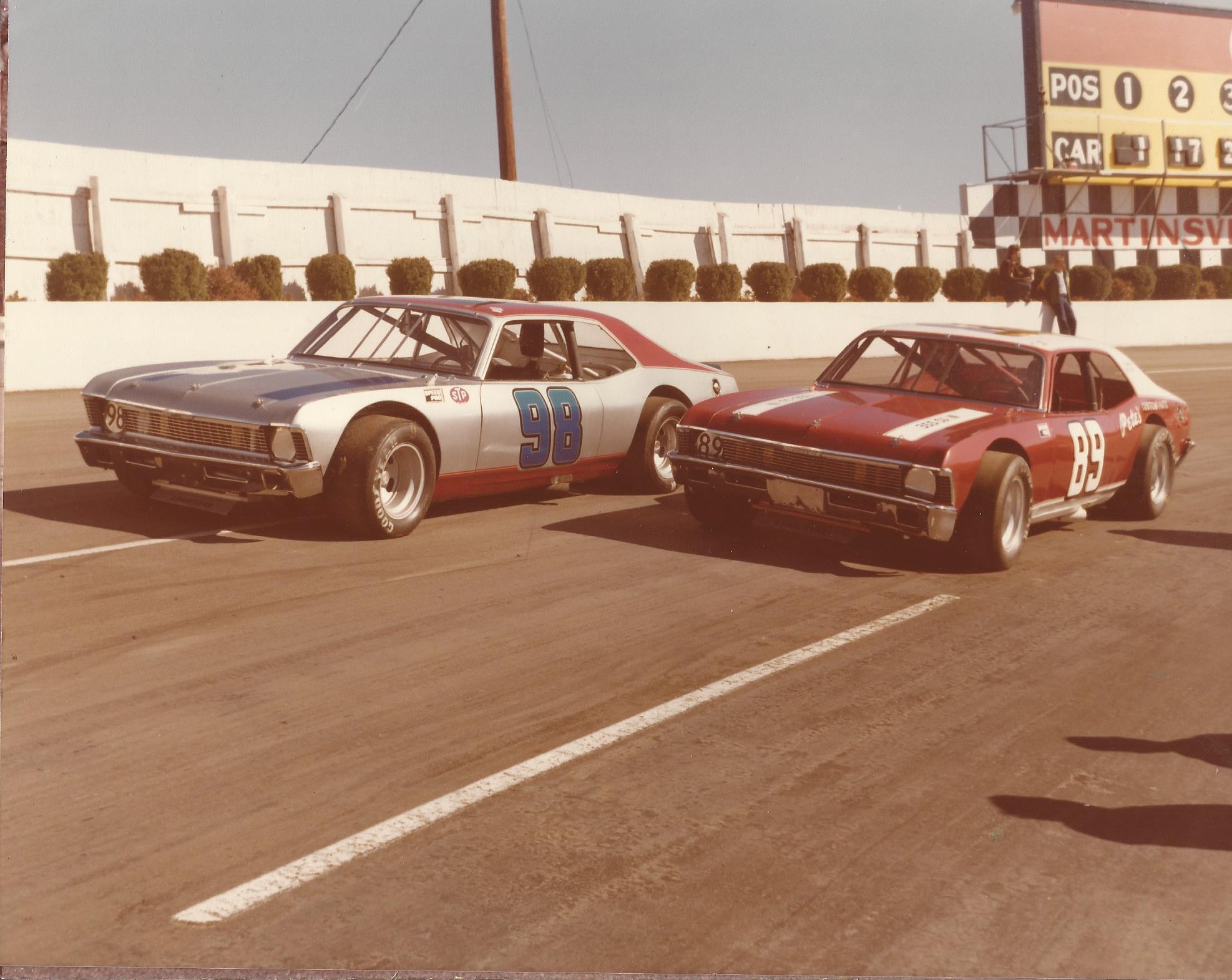 98 and 89 at Martinsville