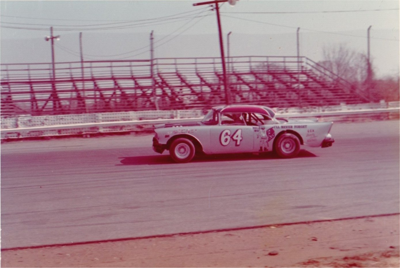 Lester Gupton at Langley Speedway 1972
