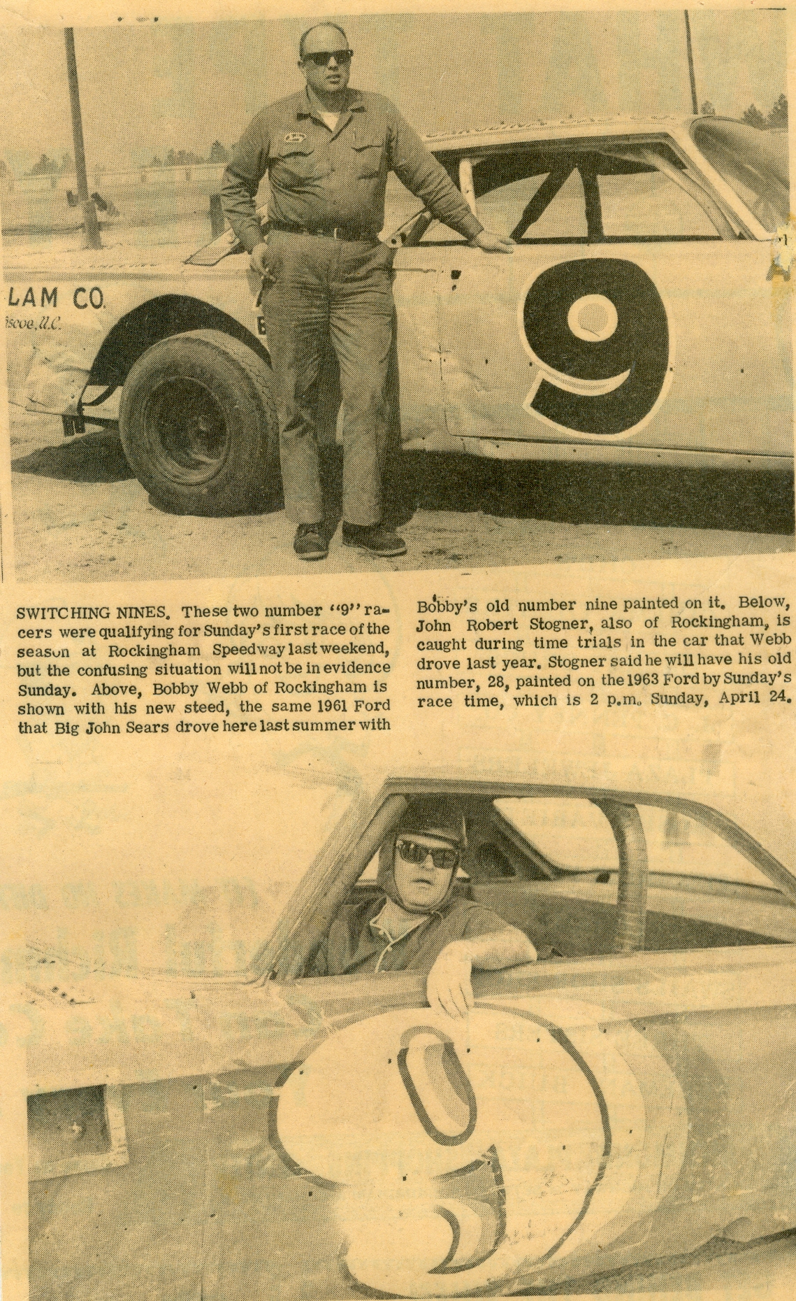 ROCKINGHAM SPEEDWAY 1960’S