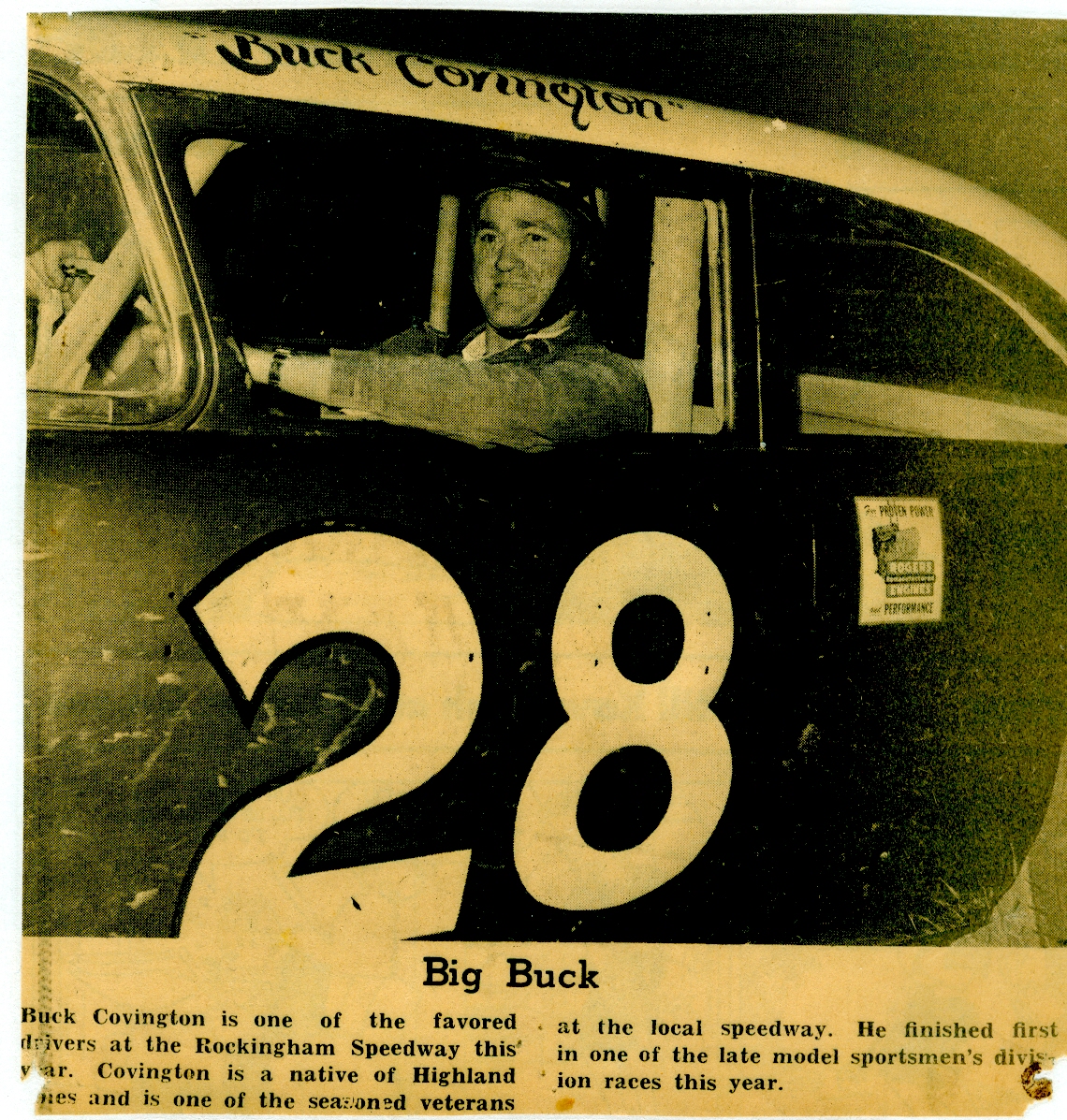 ROCKINGHAM SPEEDWAY 1960’S