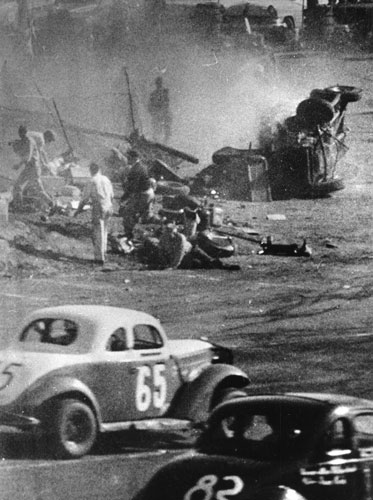 1957 Pete Corey Langhorne Pit Crash