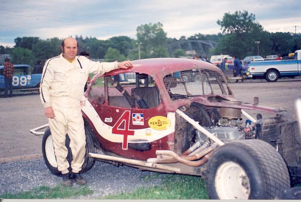 Lou Lazzaro Poses with Coupe