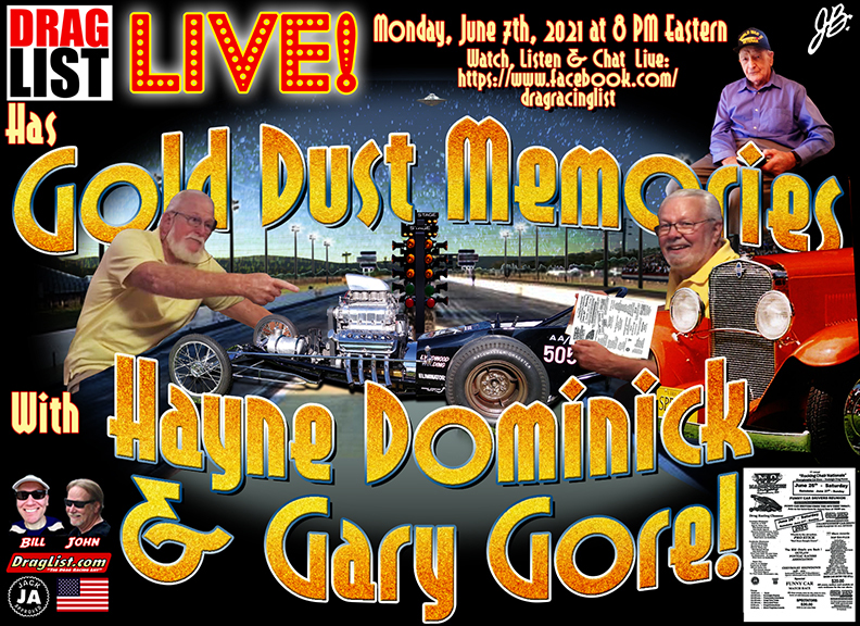 2021 DragList LIVE Graphics