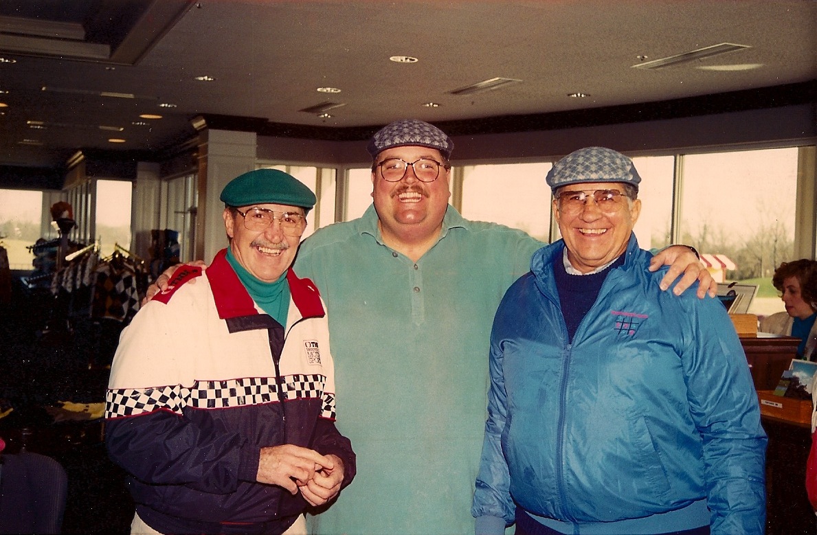 Jim Hunter (NASCAR VP), Me, & Les Richter (NASCAR VP) at the Winston Racing Series…