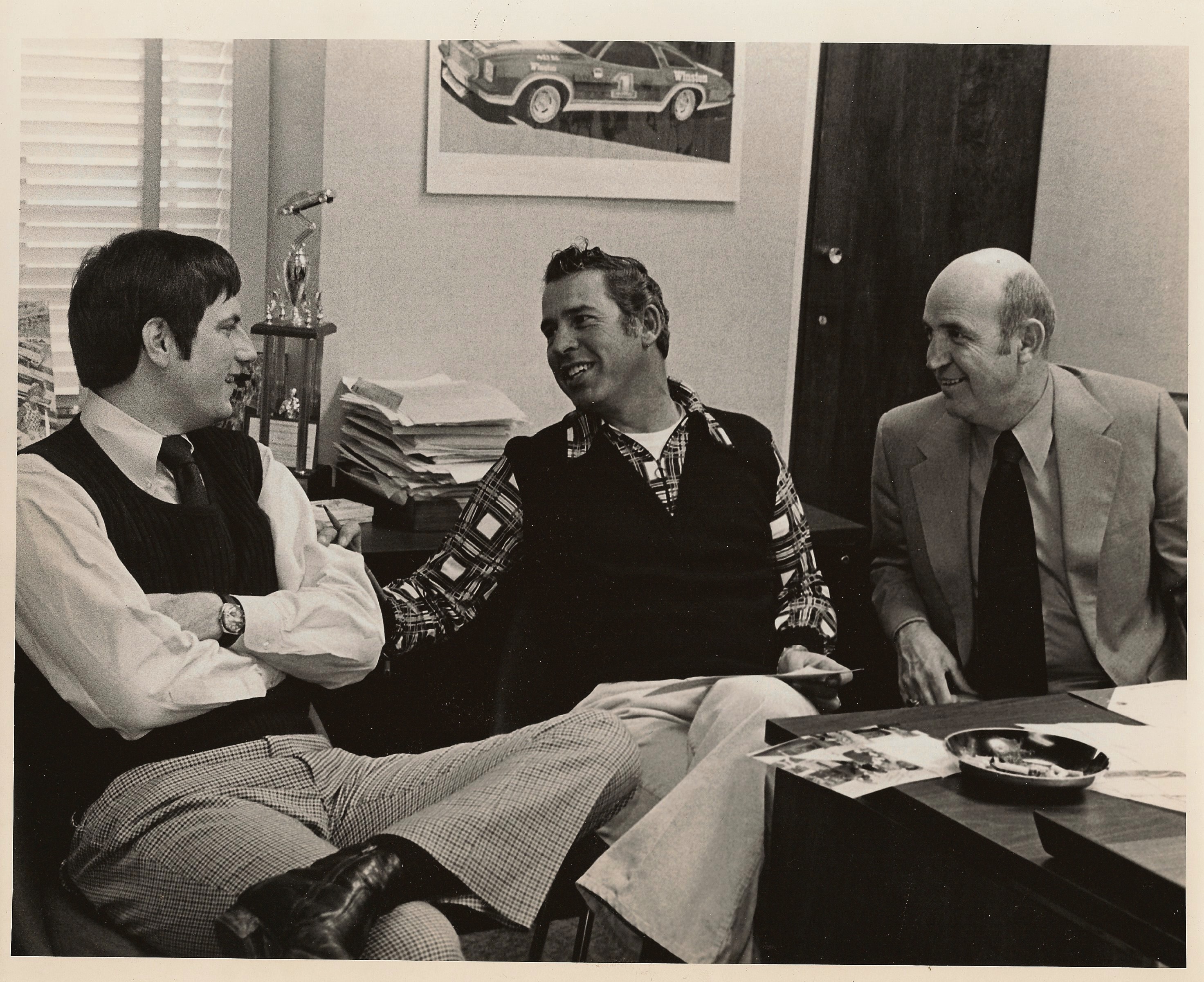 Jeff Byrd, David Pearson, & my Dad (Ralph Seagraves)