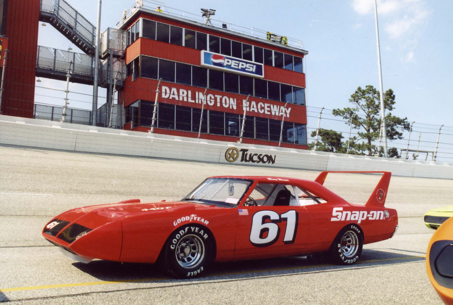 This is a clone Superbird (street driven) taken at Darlington. date unknown