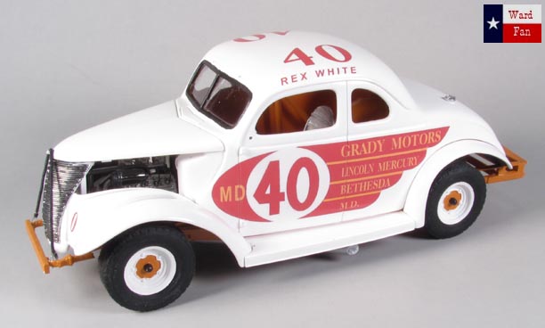 Rex White 37 Ford modified from 1956