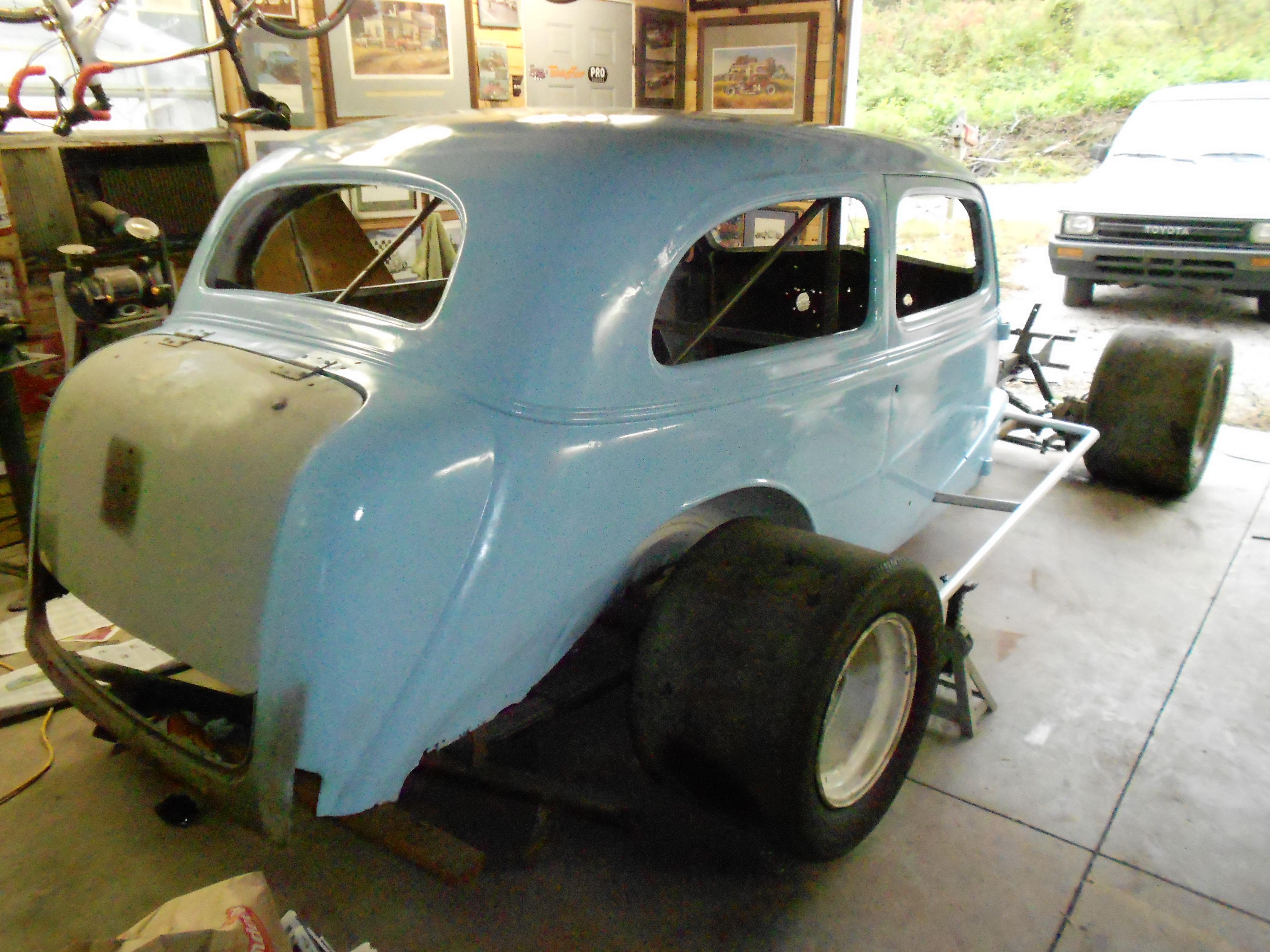 Car in work